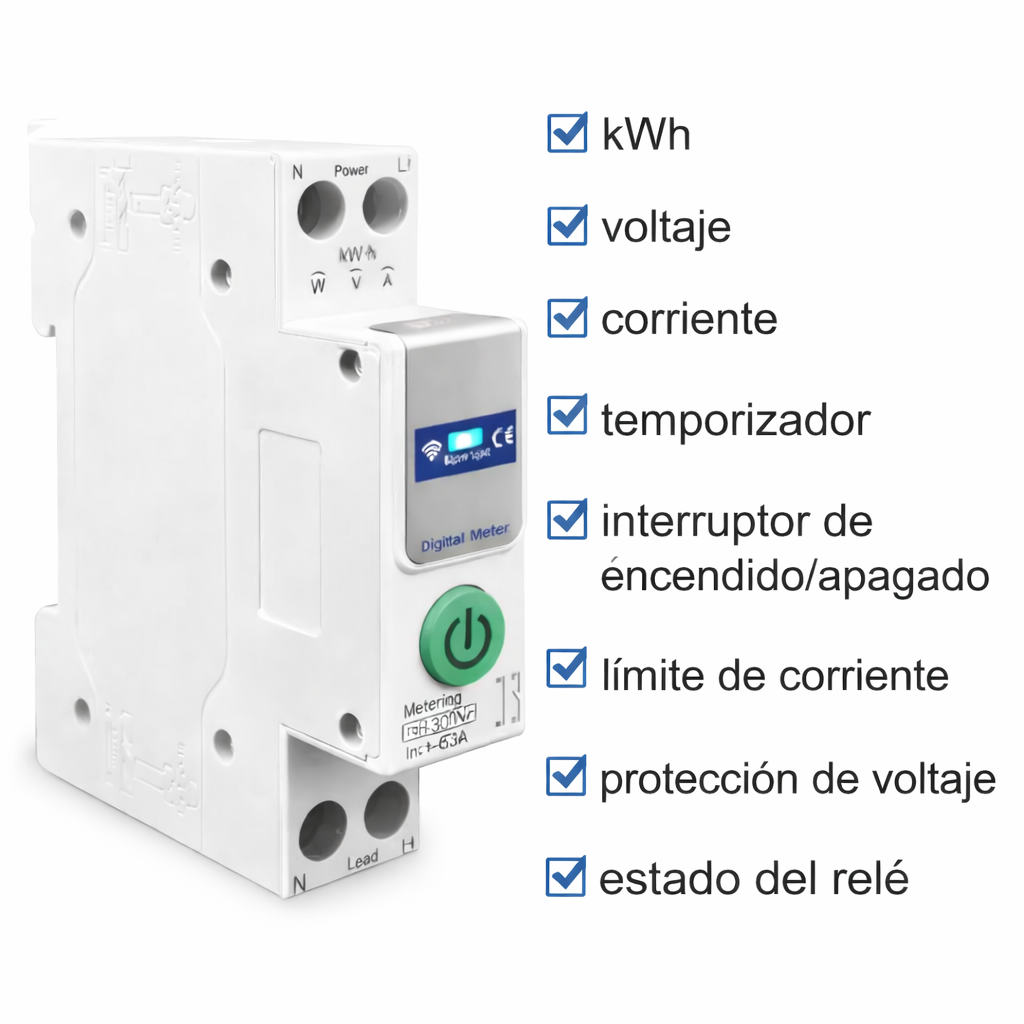 Tomzn Smart Breaker 63A WiFi B2B